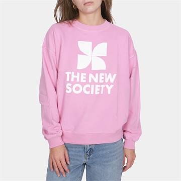 The New Society Mykonos Sweatshirt Hibiscus-Hibiscus